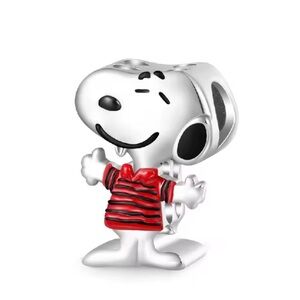 New Snoopy 925-Charm Bead Fit Original Pandora Bracelet